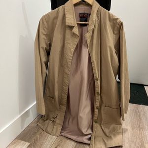 Thin trench coat